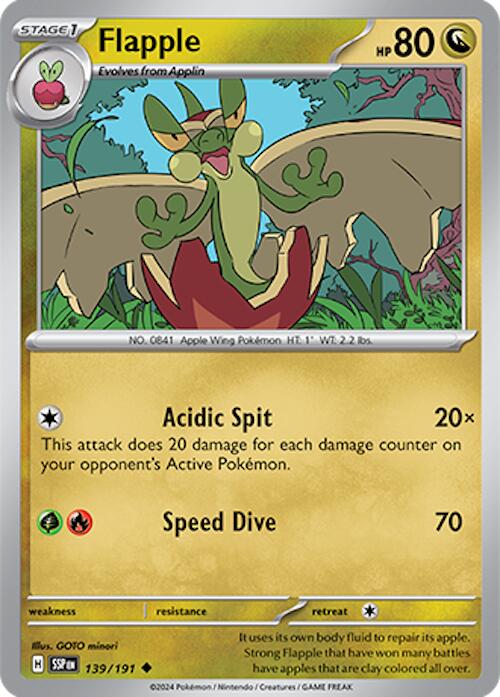 Flapple - 139/191 - 139/191 - (SV08: Surging Sparks)