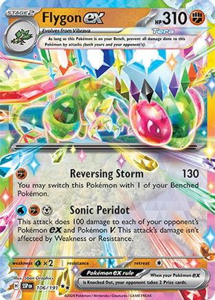 Flygon Ex 106 Sv08 Surging Sparks Holofoil