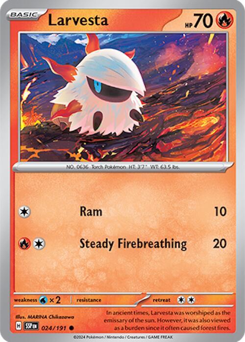 Larvesta - 024/191 - 024/191 - (SV08: Surging Sparks)