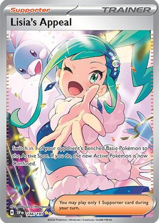 Lisia's Appeal 246 Sv08 Surging Sparks Holofoil