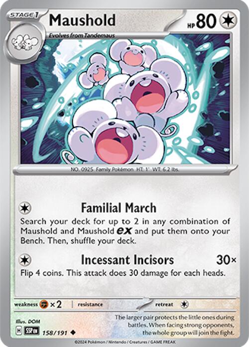 Maushold - 158/191 - (SV08: Surging Sparks)
