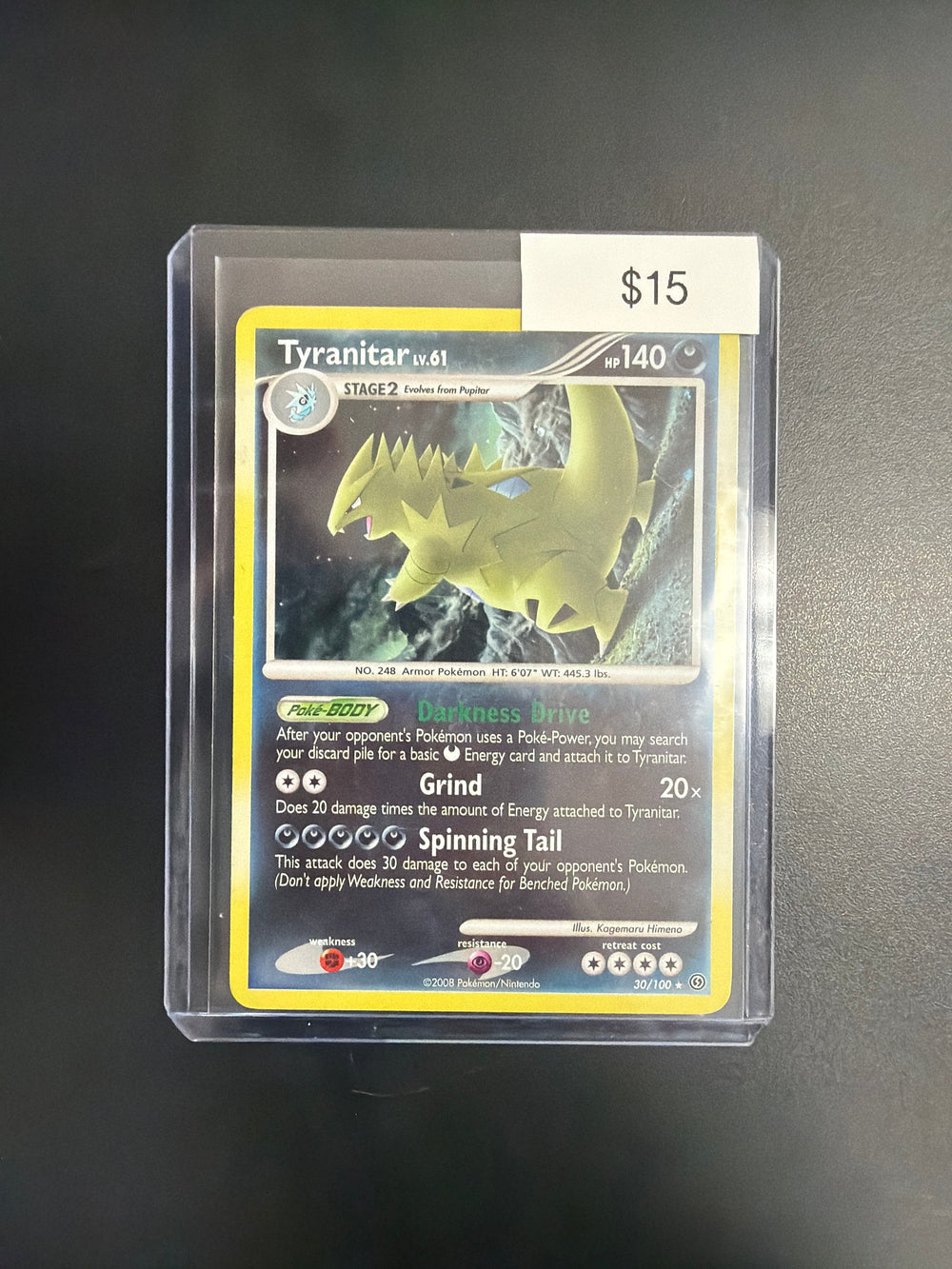 Pokemon Tyranitar 30/100