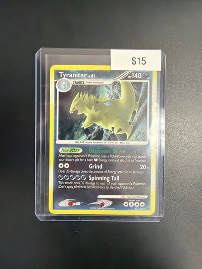 Pokemon Tyranitar 30/100