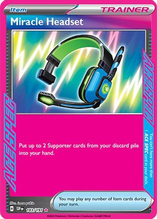 Miracle Headset 183 Sv08 Surging Sparks Holofoil