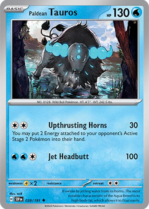 Paldean Tauros - 039/191 - 039/191 - (SV08: Surging Sparks)