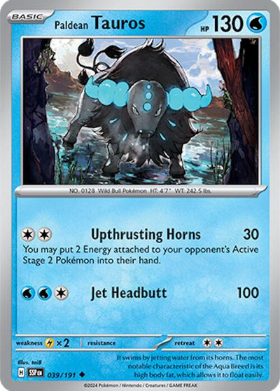 Paldean Tauros - 039/191 - 039/191 - (SV08: Surging Sparks)