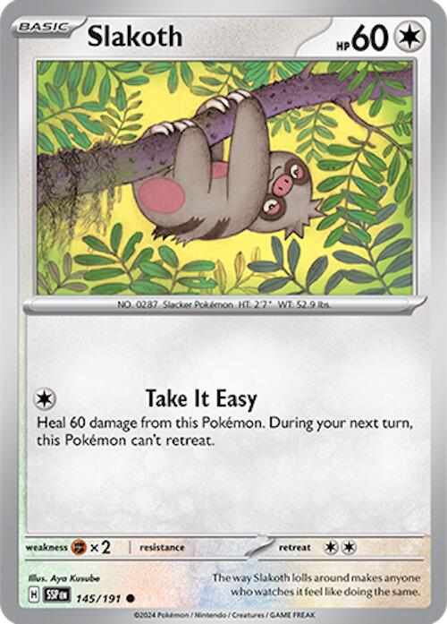 Slakoth - 145/191 - 145/191 - (SV08: Surging Sparks)