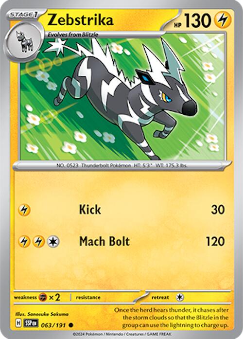 Zebstrika - 063/191 - (SV08: Surging Sparks)