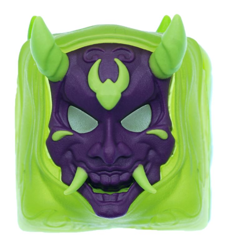 Hot Keys Project HKP Hannya Monster Green Artisan Keycap