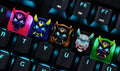 Hot Keys Project HKP Hannya Demon Laser Pink Artisan Keycap
