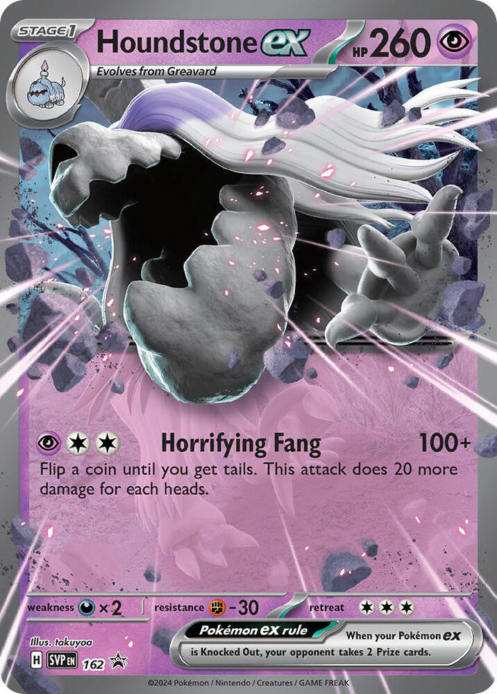 Houndstone Ex 162 Sv Scarlet Violet Promo Cards Holofoil
