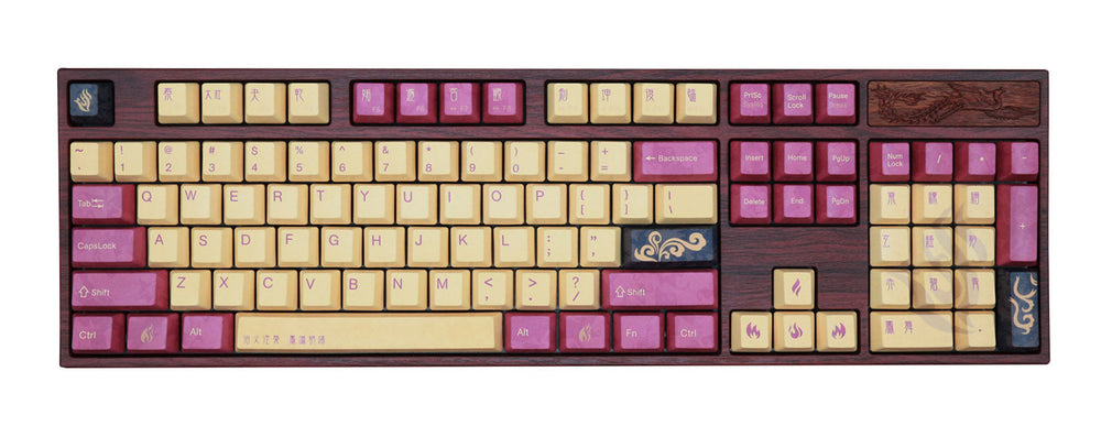 Varmilo Limited Edition Phoenix II 104 Key Varmilo Profile Dye Sub PBT Keycap Set