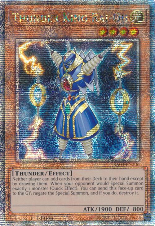 Thunder King Rai-Oh (Quarter Century Secret Rare) [RA03 - RA03-EN206]