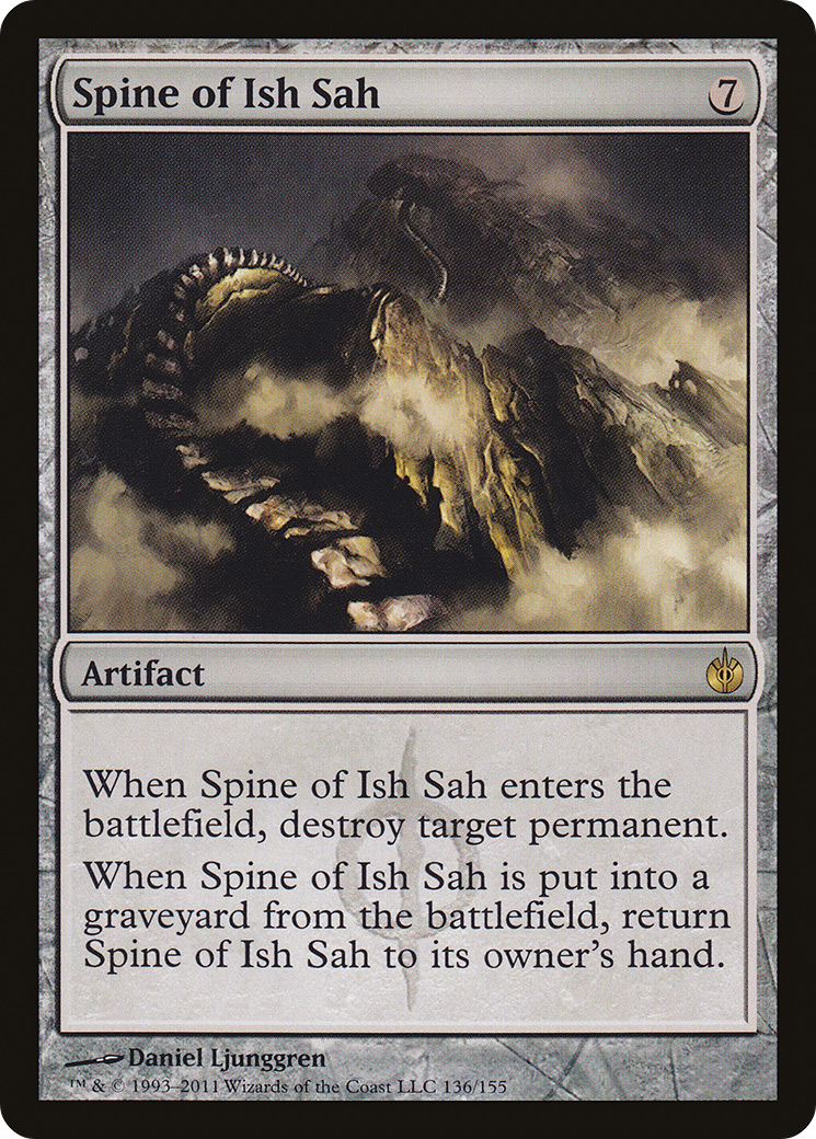 Spine of Ish Sah (MBS-136) - Mirrodin Besieged Foil