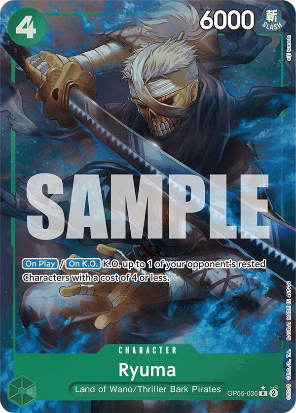 Ryuma (Full Art) - OP06-036 - (Premium Booster -The Best-)