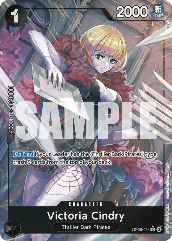 Victoria Cindry (Full Art) - OP06-091 - (Premium Booster -The Best-)