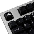 Mistel White on Black 119 Key OEM Profile Double Shot PBT Keycap Set