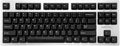 Mistel White on Black 119 Key OEM Profile Double Shot PBT Keycap Set