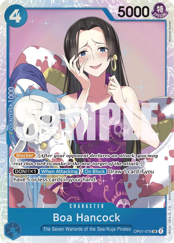 Boa Hancock (OP01-078) (Reprint) - OP01-078 - (Premium Booster -The Best-)