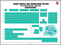 Tai-Hao Jelly Jade Haunted Translucent 152 Key Cubic Profile Double Shot ABS Keycap Set