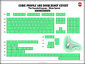 Tai-Hao Slime Sprout Haunted Translucent 152 Key Cubic Profile Double Shot ABS Keycap Set