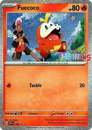 Fuecoco 192 Sv Scarlet Violet Promo Cards Foil