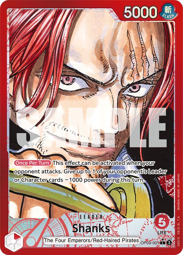 Shanks (001) (Parallel) - OP09-001 - (Emperors in the New World)