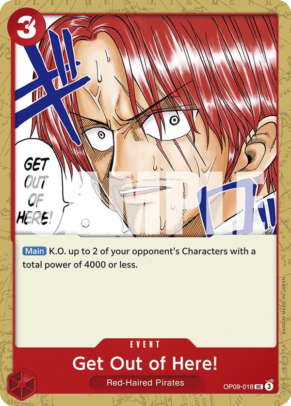 Get Out of Here! - OP09-018 - (Emperors in the New World)