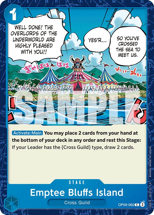 Emptee Bluffs Island - OP09-060 - (Emperors in the New World)