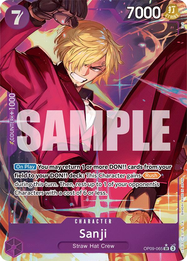 Sanji (065) (Parallel) - OP09-065 - (Emperors in the New World)