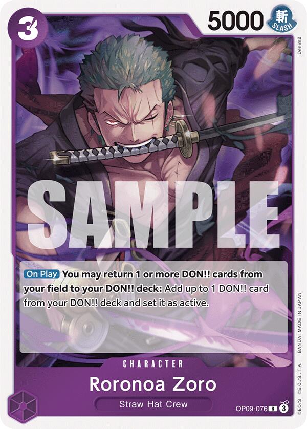 Roronoa Zoro (076) - OP09-076 - (Emperors in the New World)