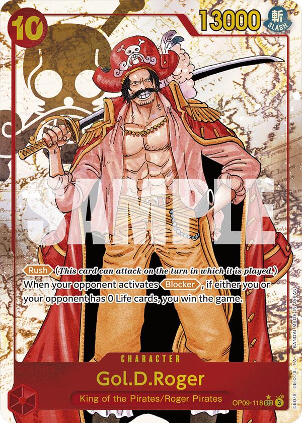 Gol.D.Roger (Alternate Art) - OP09-118 - (Emperors in the New World)