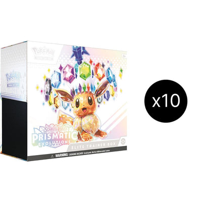 Pokemon TCG: Prismatic Evolutions Elite Trainer Box Case