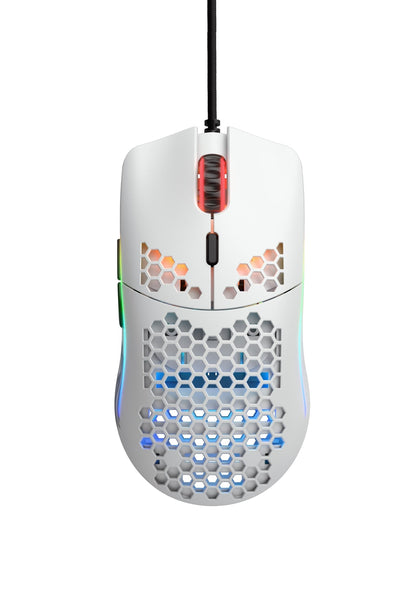 Glorious PC Model O Minus Matte White RGB Wired Mouse