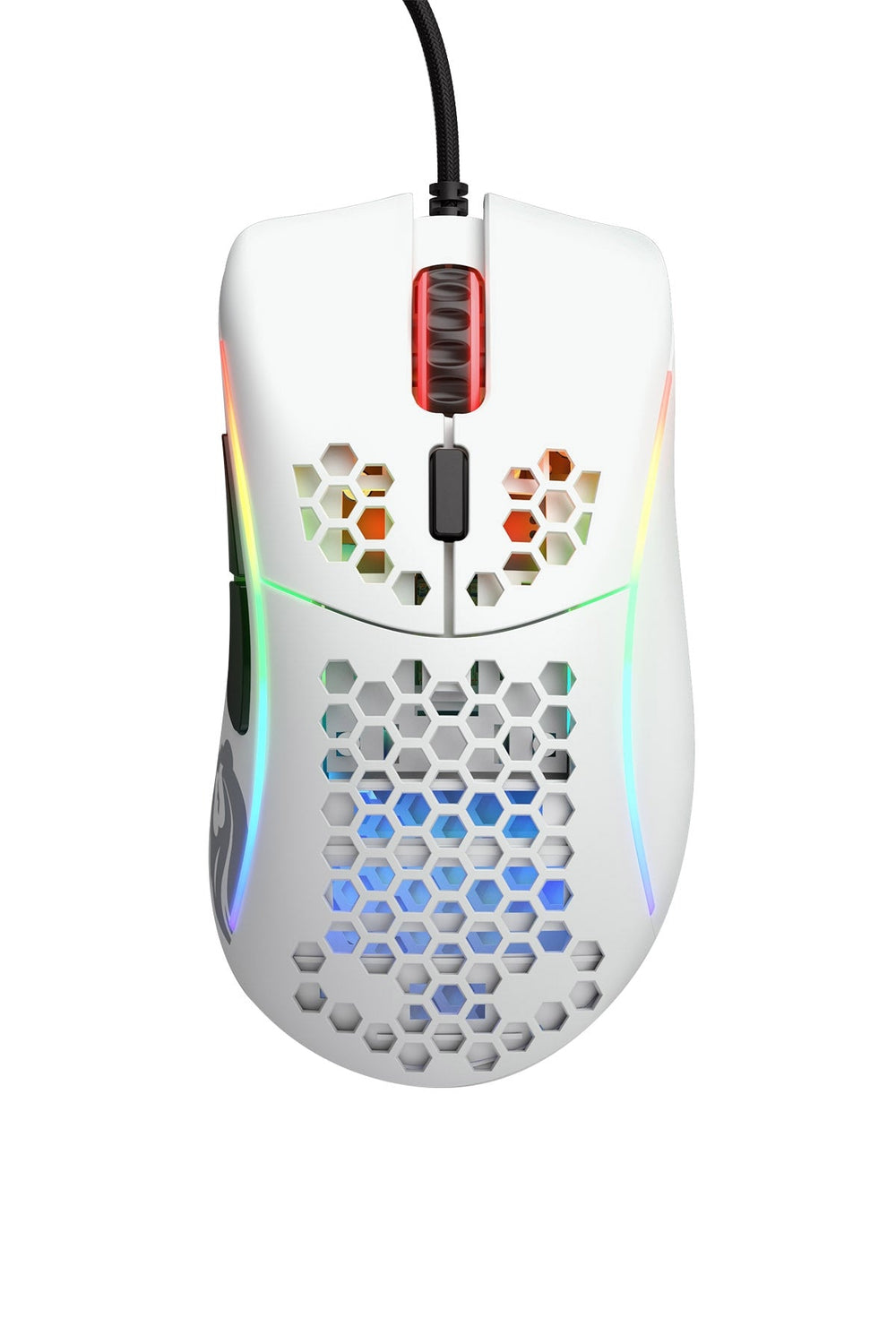 Glorious PC Model D Minus Matte White RGB Wired Mouse