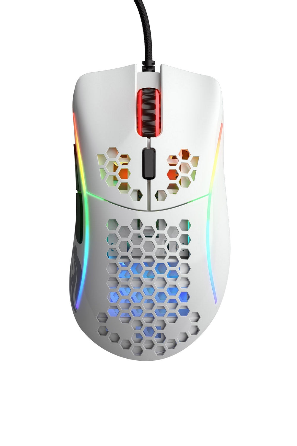 Glorious PC Model D Minus Glossy White RGB Wired Mouse