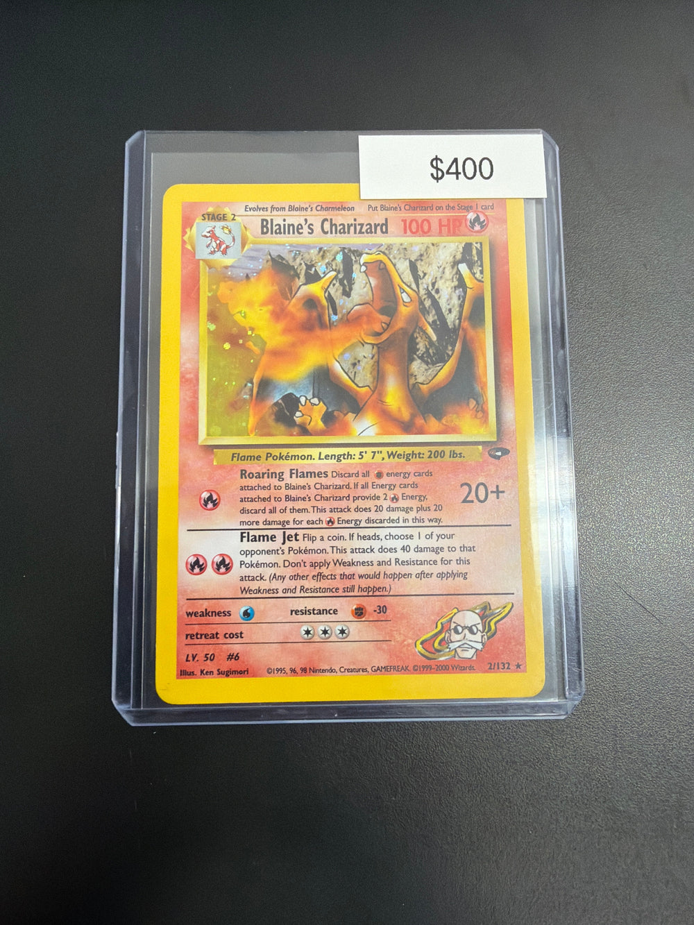 Pokemon Blaine's Charizard Holo #2/132