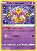 Radiant Alakazam 59 195 Silver Tempest Holofoil