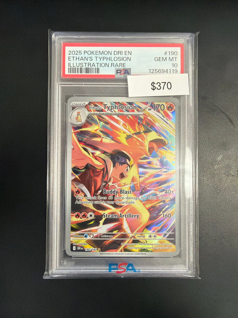 Pokemon Ethan's Typhlosion #190 PSA 10