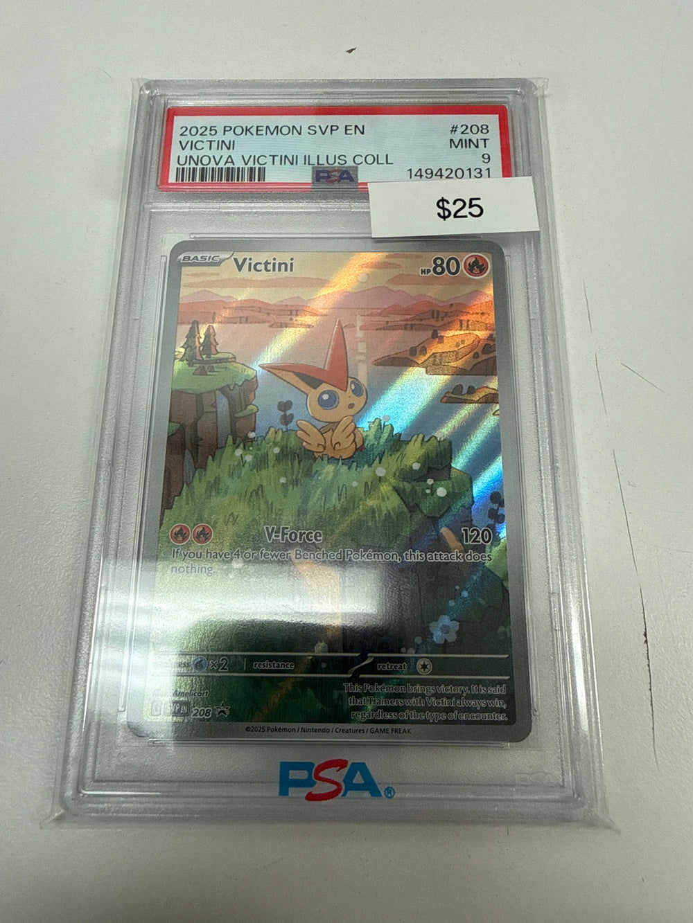 Pokemon Victini BSP PSA 9