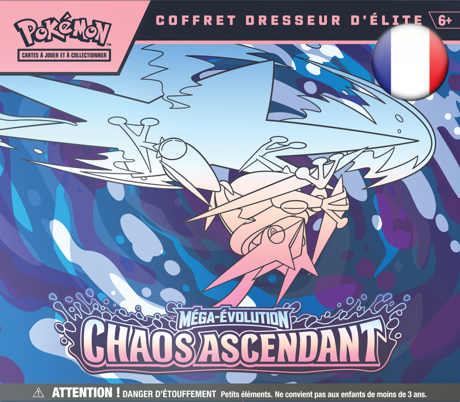 Pokémon TCG: Mega Evolution - Chaos Rising - Elite Trainer Box - French