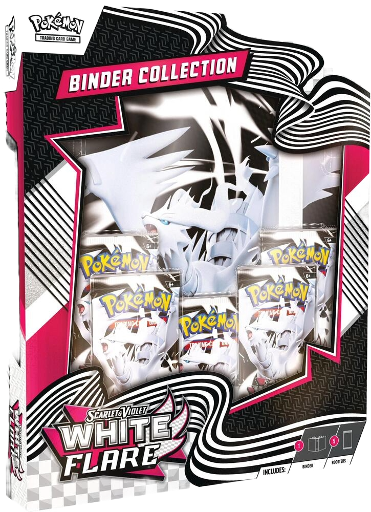 Pokemon Scarlet & Violet White Flare Binder Collection