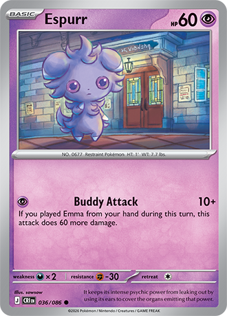 Espurr - 036/086 - Common [me04-036] [Non-Holo]