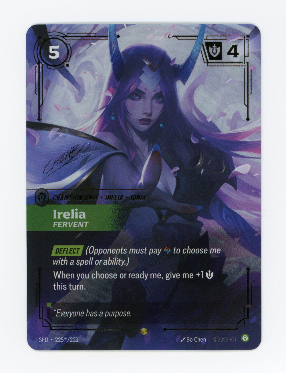 Irelia - Fervent — Signature|Foil — ID 17456