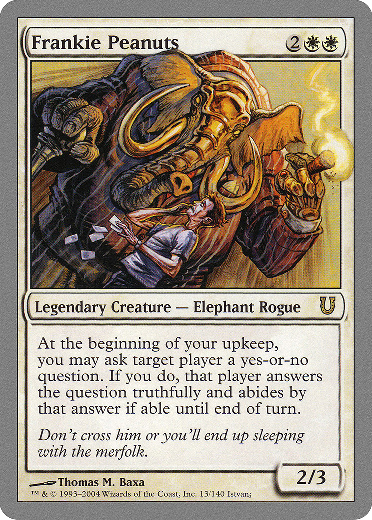 Frankie Peanuts (UNH-013) - Unhinged Foil