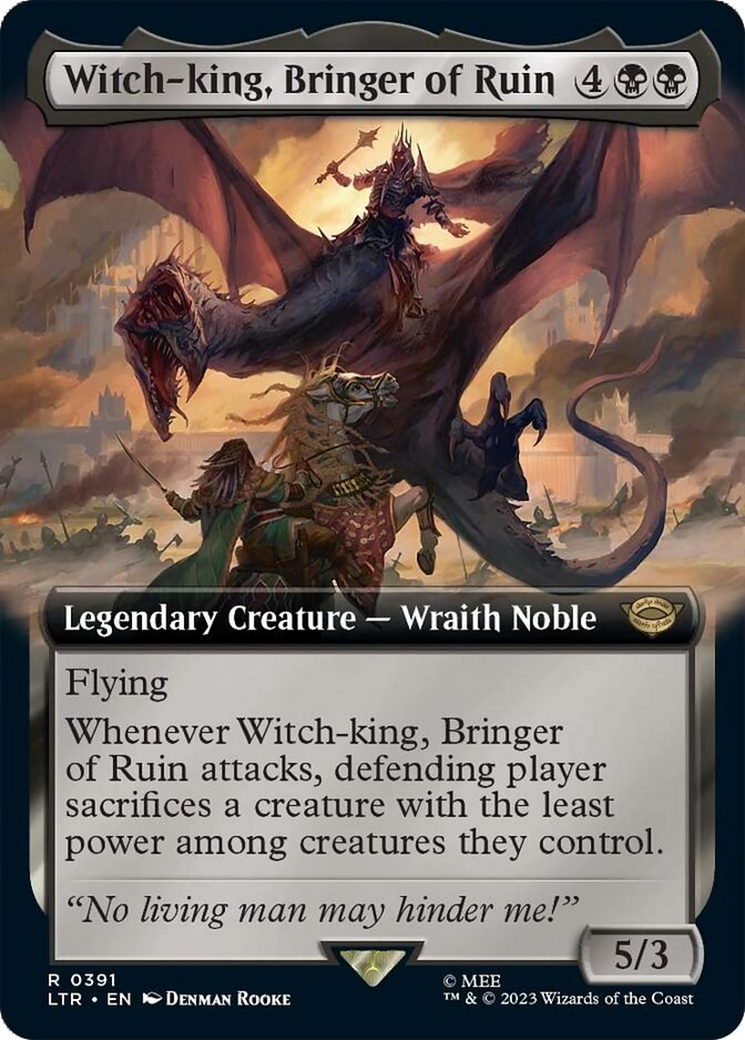 Witch-king, Bringer of Ruin (LTR-391) - The Lord of the Rings: Tales of Middle-earth: (Extended Art)