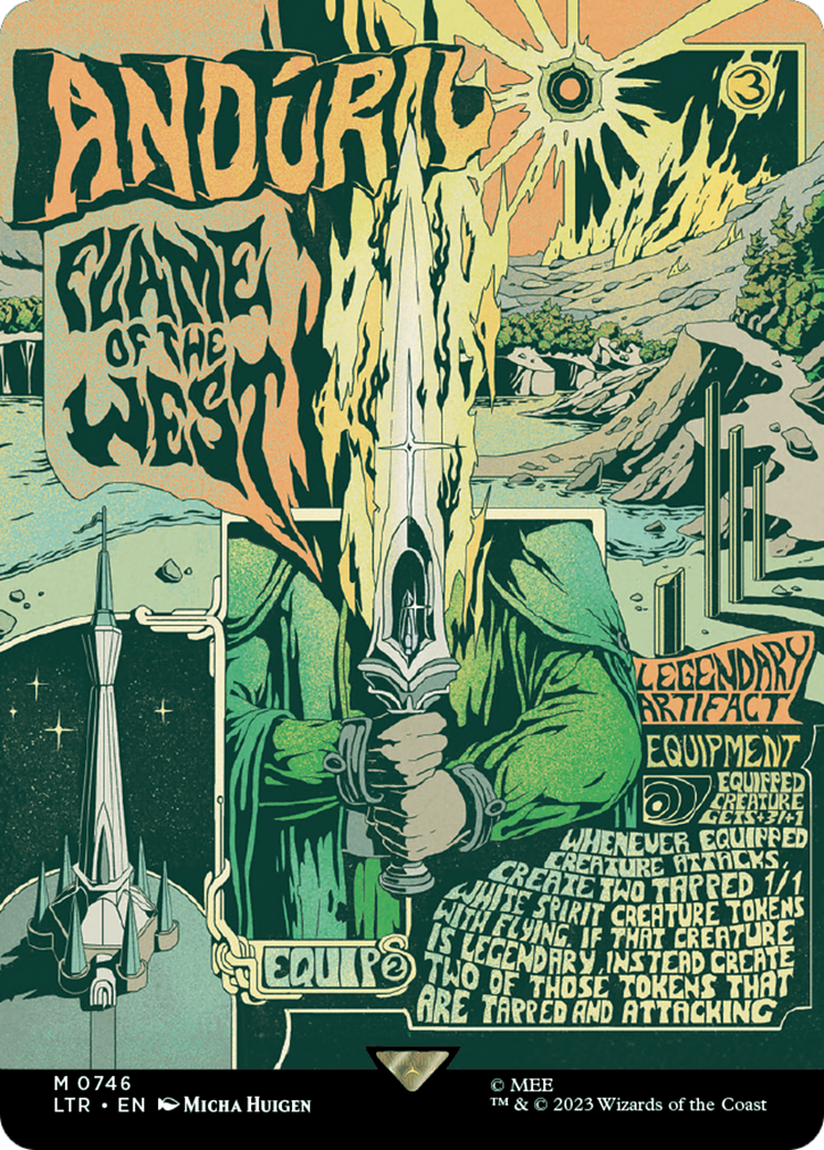 AndÃºril, Flame of the West (LTR-746) - The Lord of the Rings: Tales of Middle-earth (Borderless)