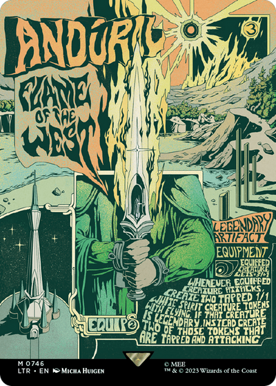 AndÃºril, Flame of the West (LTR-746) - The Lord of the Rings: Tales of Middle-earth (Borderless)