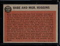 1962 Topps Babe Ruth Special #137 Babe Ruth / Miller Huggins