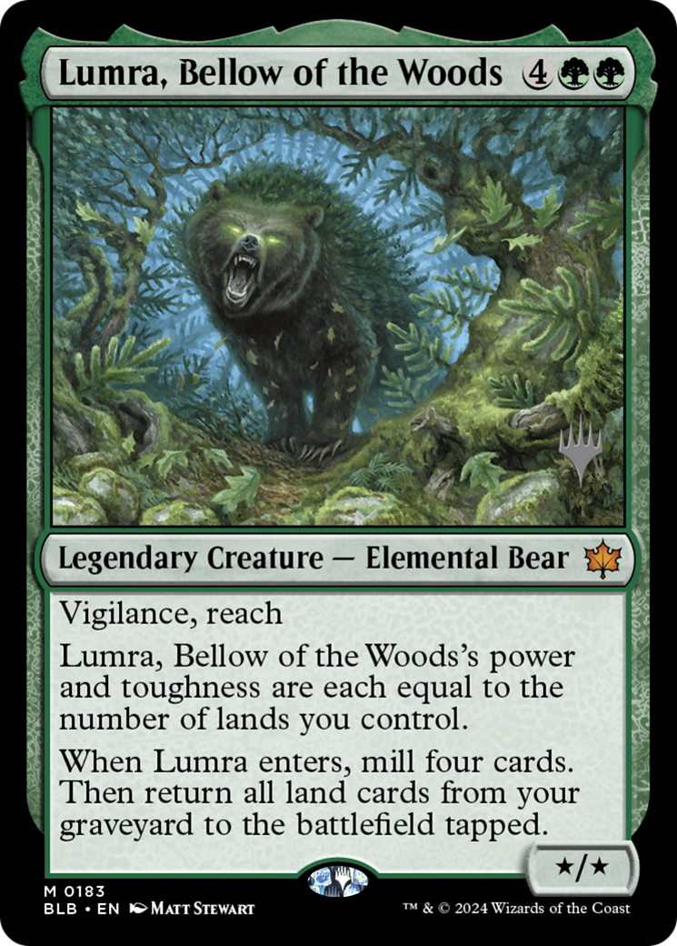 Lumra, Bellow of the Woods (PPBLB-183P) - Bloomburrow Promos